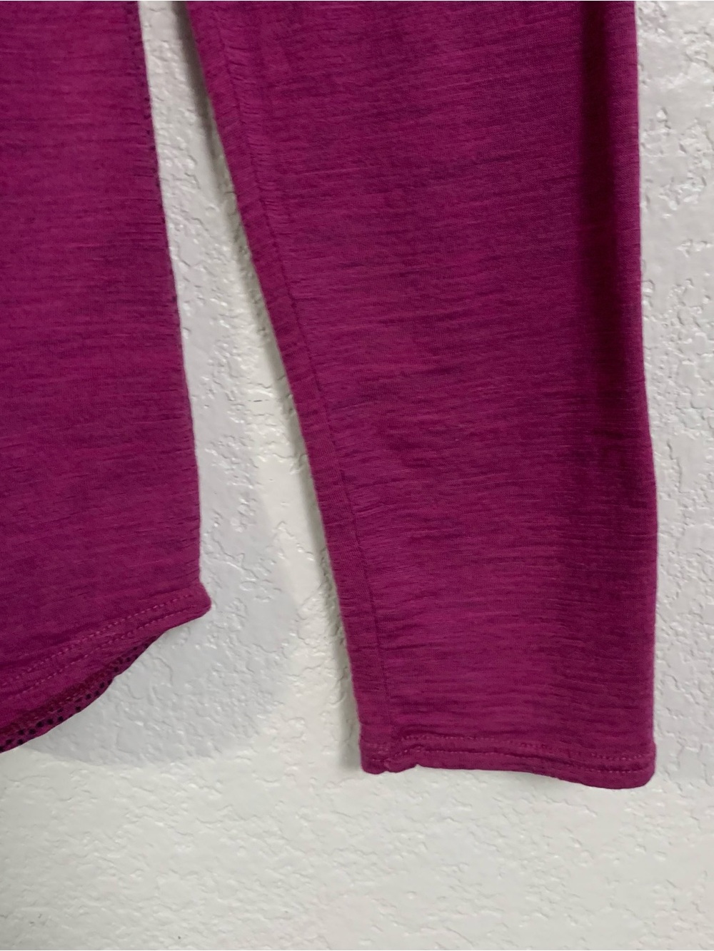 Segments Tee Top Womens M Merino Wool Base Layer Print Long Sleeve Crew Magenta - Picture 12 of 16